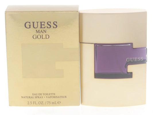 Guess Gold Eau de Toilette for Men - 75 ML - authentic fragrance from Brands Warehouse Canada