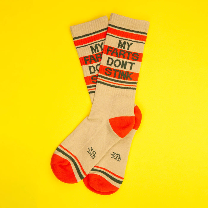Gym Crew Socks-My Farts Don't Stink