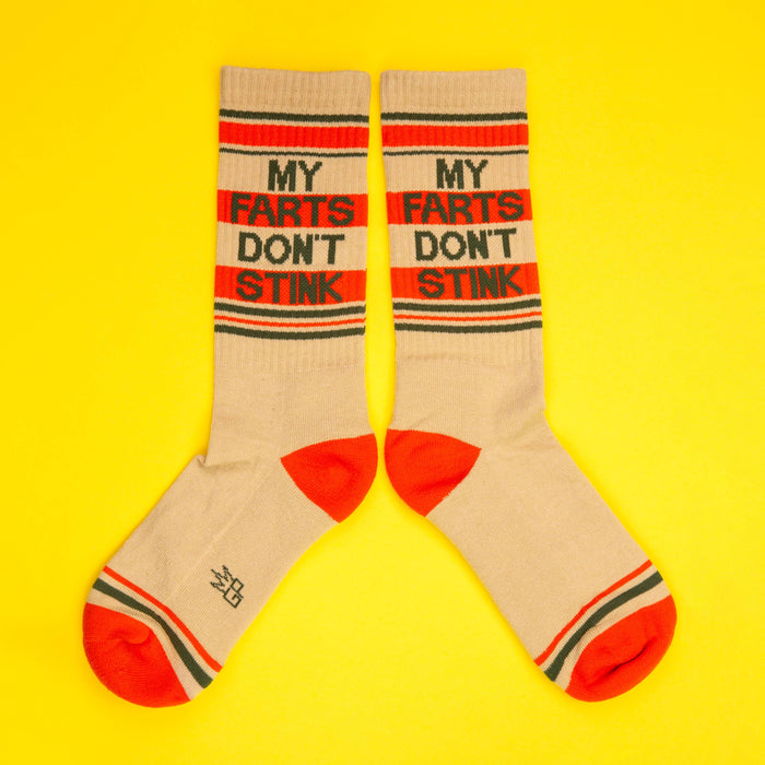Gym Crew Socks-My Farts Don't Stink