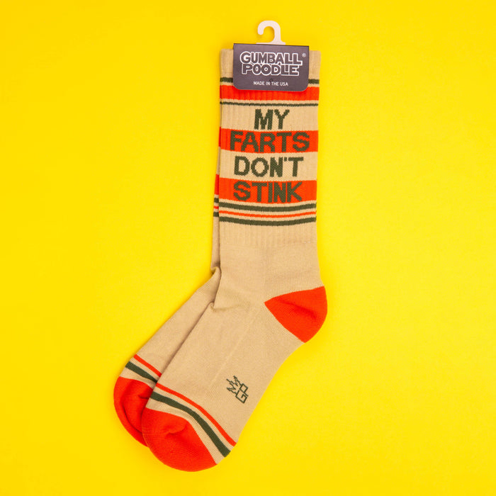 Gym Crew Socks-My Farts Don't Stink