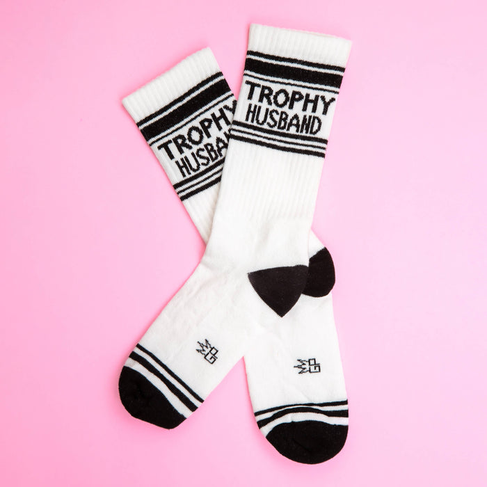 Gym Crew Socks-Trophy Husband