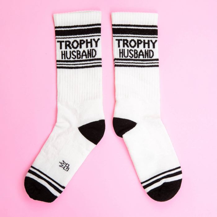 Gym Crew Socks-Trophy Husband