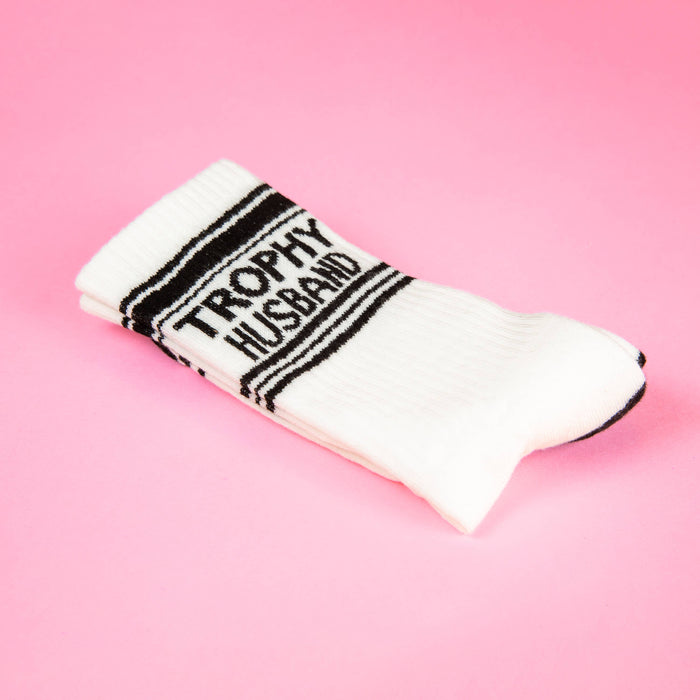 Gym Crew Socks-Trophy Husband