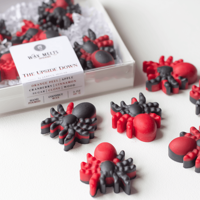 Halloween Spider Wax Melts The Upside Down Set Box - Jarful House