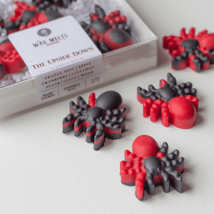 Halloween Spider Wax Melts The Upside Down Set Box - Jarful House