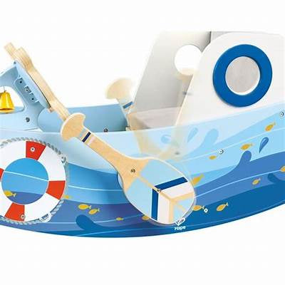 Hape Captain's Rocking Boat 5 Pce