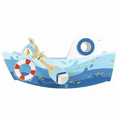 Hape Captain's Rocking Boat 5 Pce