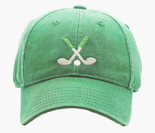 Harding Lane Kids Golf Clubs Baseball Hat in Mint Green