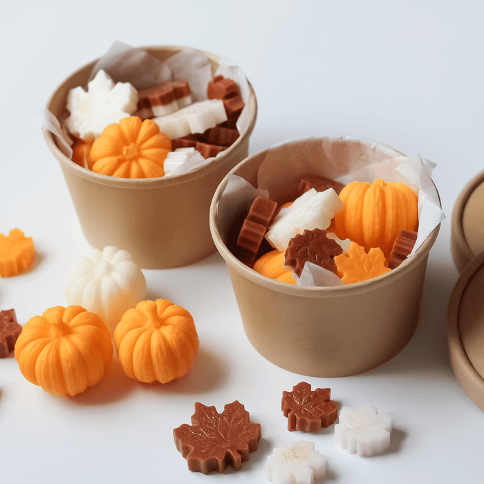 Fall Wax Melts Hello Pumpkin | Orange, Apple, Mandarin, Peppercorn, Vanilla Coco Tarts - Jarful House