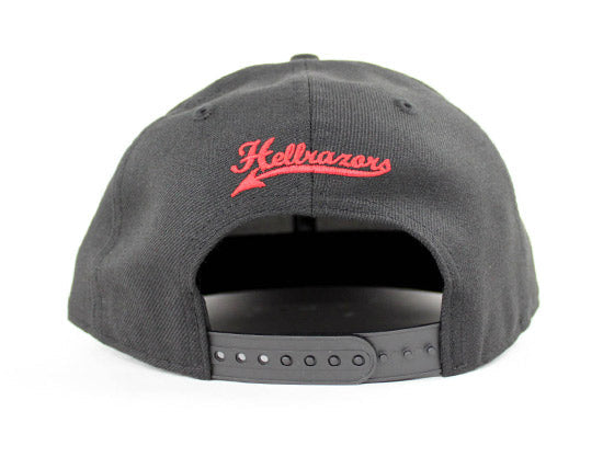 Hellrazors New Era 9Fifty Snapback Hats (BLACK GRAY UNDER BRIM)
