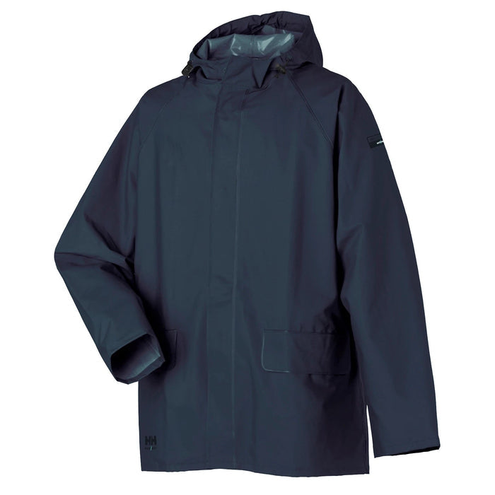 Helly Hansen Men's Mandal Waterproof Hooded Jacket Rainwear Helly Hansen Classic Navy 2XL Reg