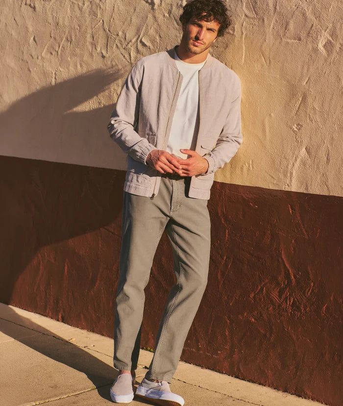 Hemp Bomber Jacket Taupe