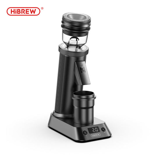 HiBREW G5 Plus Coffee Grinder | 48mm Conical Burr, Adjustable Timer & Dual-Speed Grinding