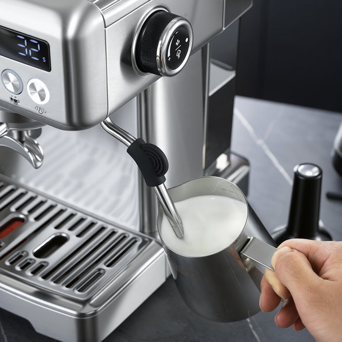 HiBREW H10 Semi-Automatic Espresso Machine | 15Bar Pump | 1.8L Tank | Adjustable Temperature Control