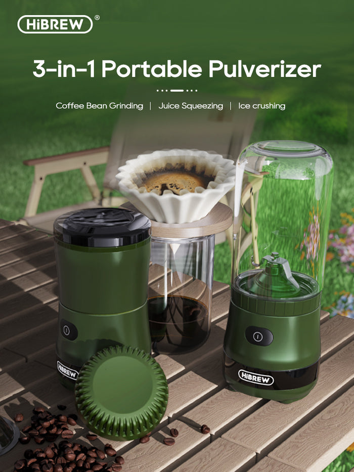 HiBREW Portable 3in1 Electric Coffee Grinder 2000mAh  G2