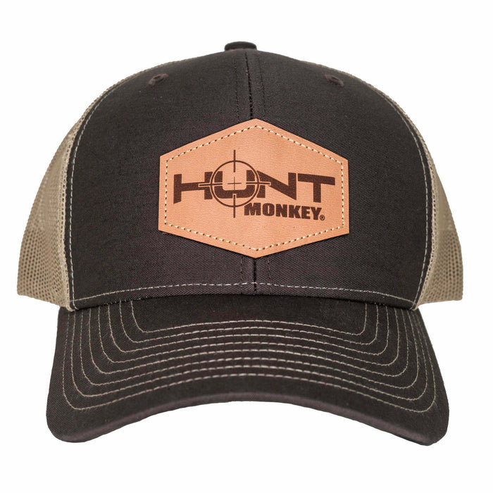 HM802 - Leather Patch Hat     Richardson 112