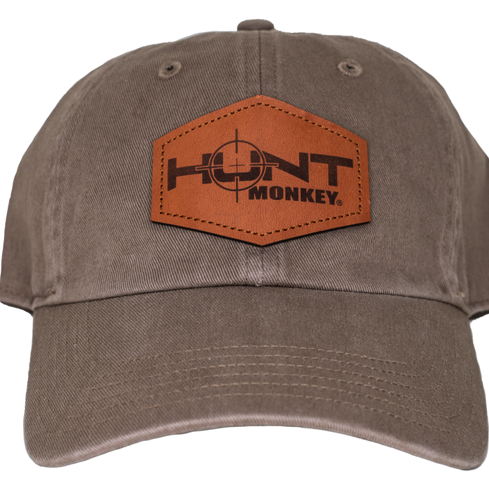 HM802 - Leather Patch Hat     Richardson 112