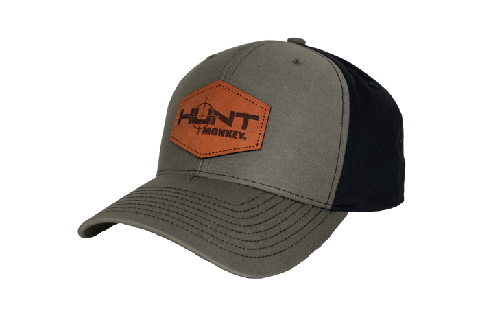 HM802 - Leather Patch Hat     Richardson 112