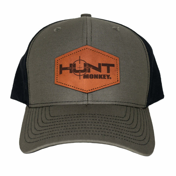 HM802 - Leather Patch Hat     Richardson 112