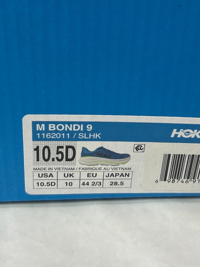 HOKA Men’s Bondi 9 SLHK Size 10.5D *New