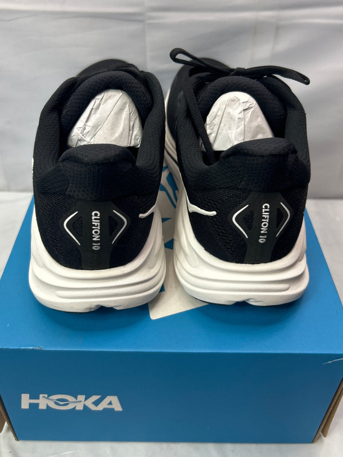 HOKA Men’s Clifton 10 BWHT Size 10.5D *New