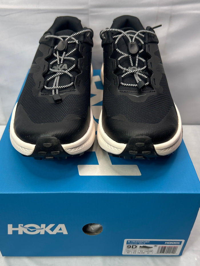 HOKA Men’s Transport BKLB Size 9D *New
