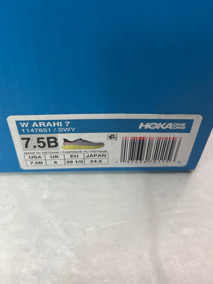 HOKA Women’s Arahi 7 SWY Size 7.5B *New