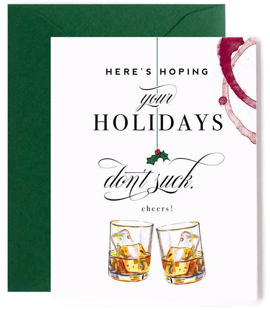 Hope Your Holidays Don't Suck Card - Taryn x Philip Boutique