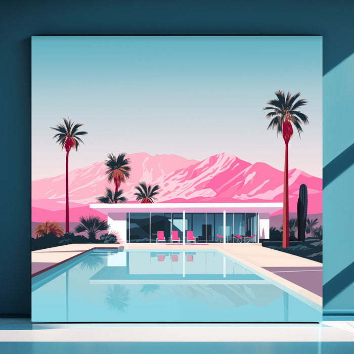 Hot Pink Modernism Acrylic Print