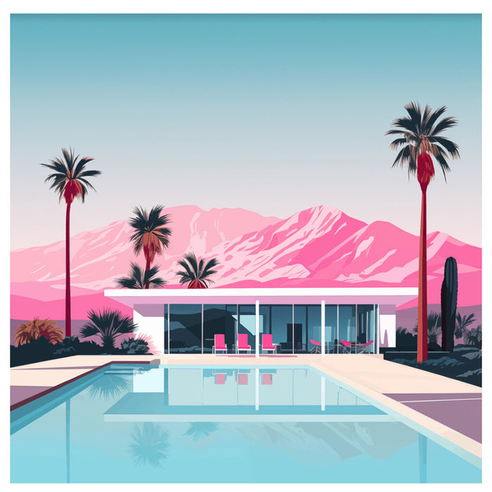 Hot Pink Modernism Acrylic Print