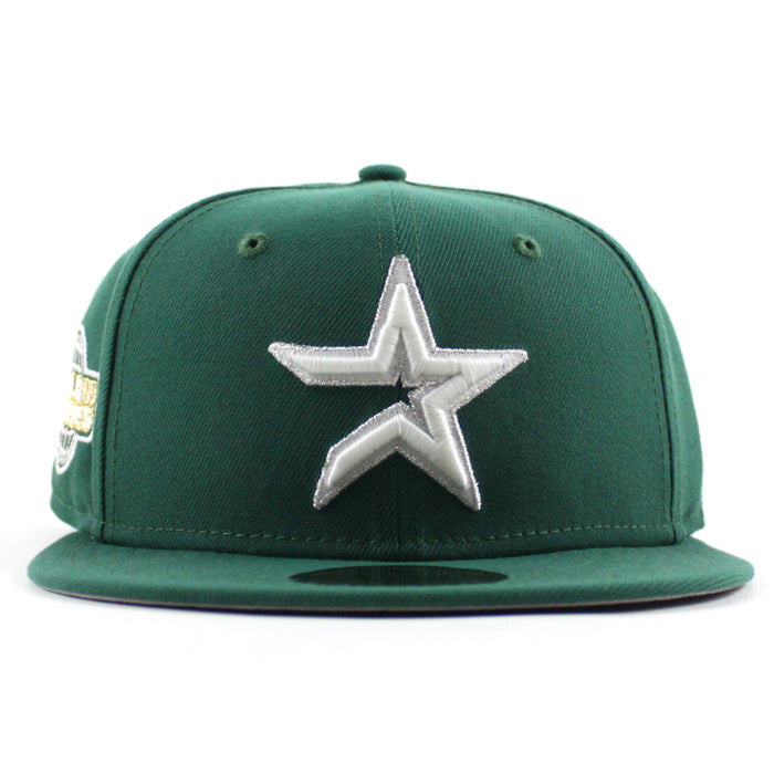 Houston Astros 2005 World Series New Era 59Fifty Fitted Hat (Emerald Green Gray Under Brim)