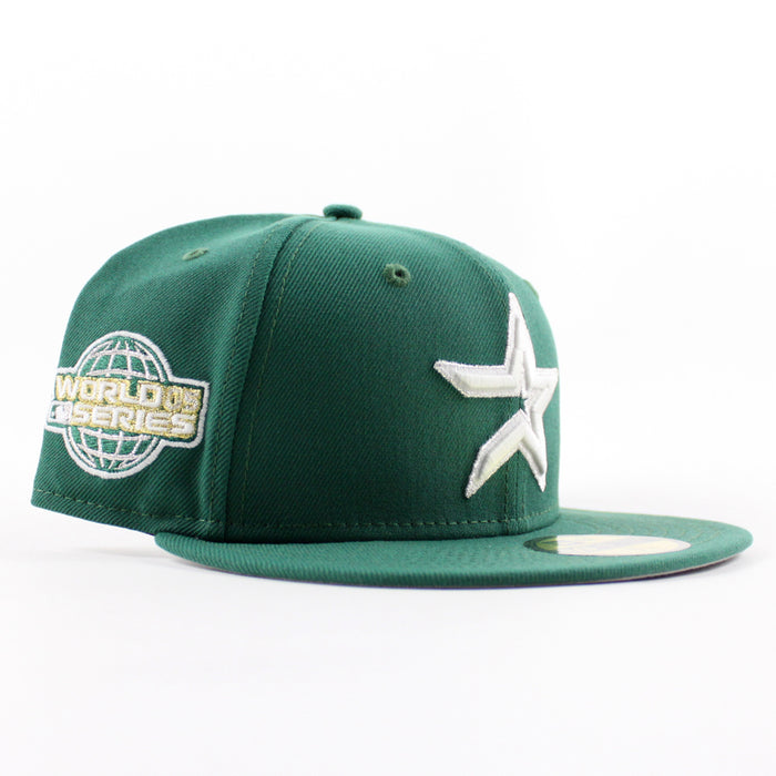 Houston Astros 2005 World Series New Era 59Fifty Fitted Hat (Emerald Green Gray Under Brim)