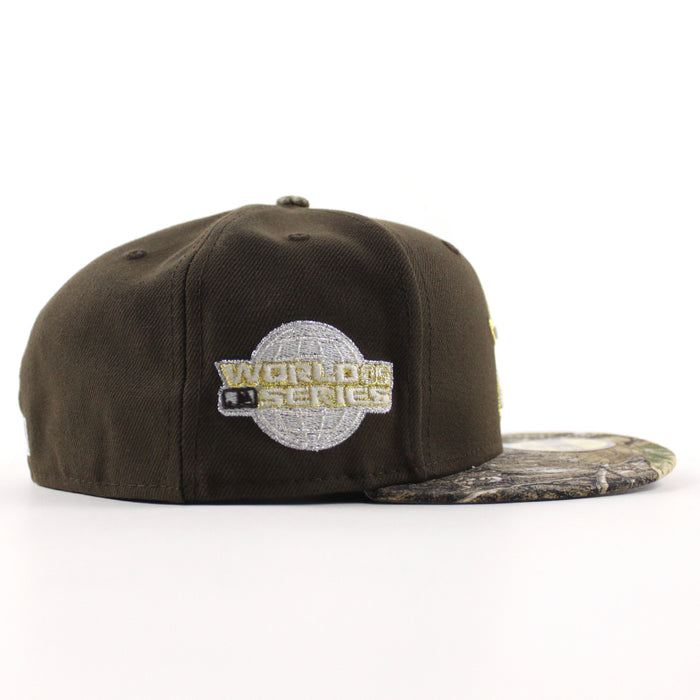 Houston Astros 2005 World Series New Era 59Fifty Fitted Hat (Walnut RealTree Camo Gray Under Brim)
