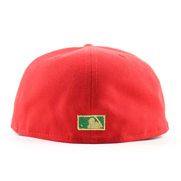 Houston Astros Astrodome New Era 59Fifty Fitted Hat (Red Green Under Brim)