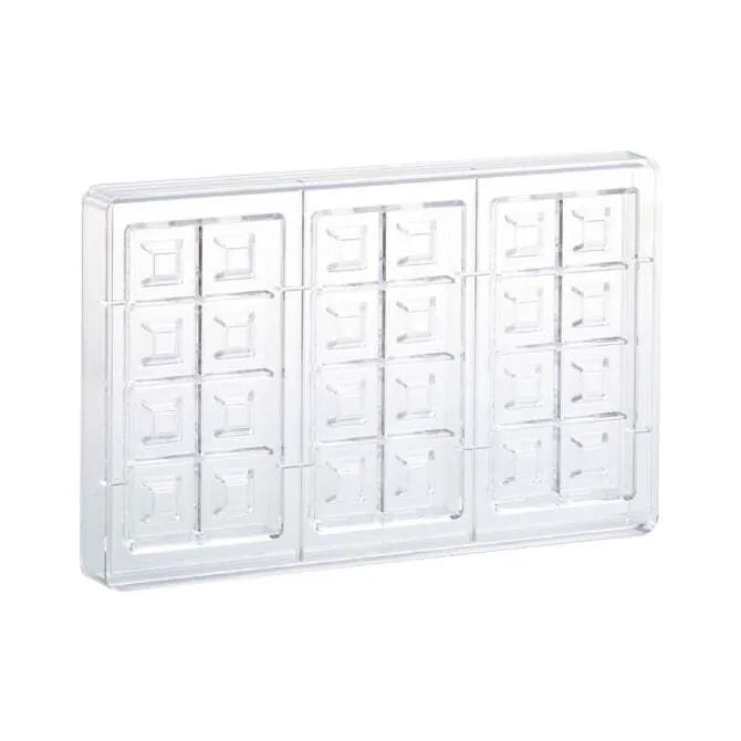 Iconics - Block - 3 Form Poly Chocolate Mold