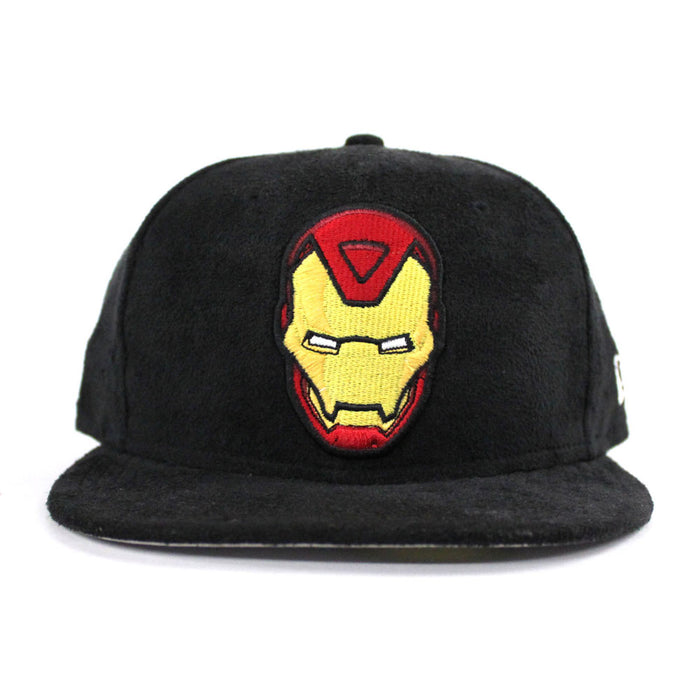 Iron Man New Era 59fifty Fitted Hats (Black Flux Suede Gray Under Brim)