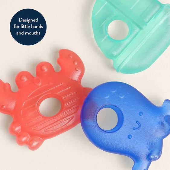 Itzy Ritzy Cutie Coolers Water Filled Teethers - Nautical