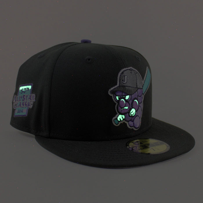 Jamestown Jammers All Star Classic New Era 59Fifty Fitted Hat (Black Gray Under Brim)