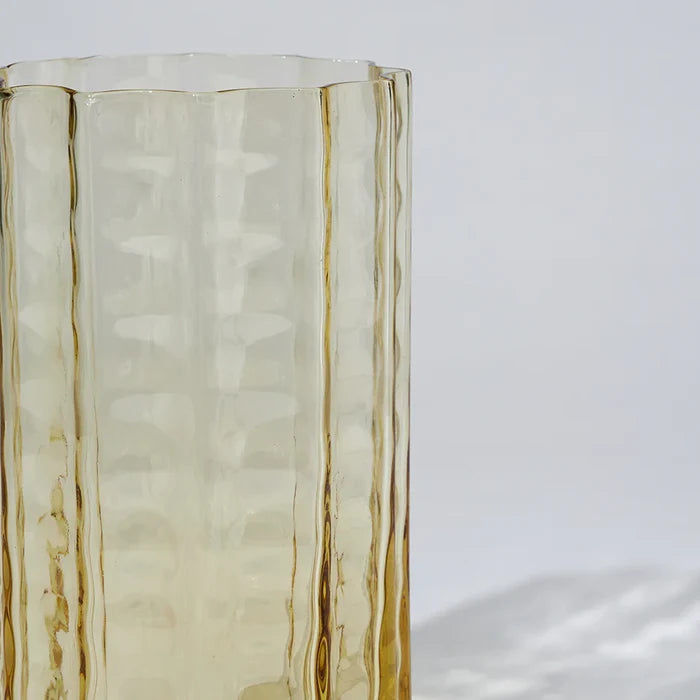 Jelly Glass Vase Large in Honey by Marmoset Found