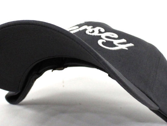 Jersey Dad Hat (Dark Gray White)