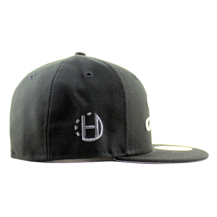Jersey Script New Era 59Fifty Fitted Hat (Black Gray Under Brim)