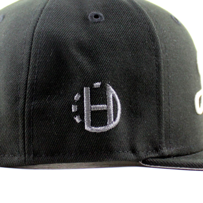 Jersey Script New Era 59Fifty Fitted Hat (Black Gray Under Brim)