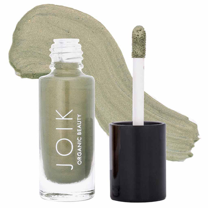 JOIK Organic Long Lasting Liquid Eye Shadow Nestemäinen Luomiväri - 03 Golden Green