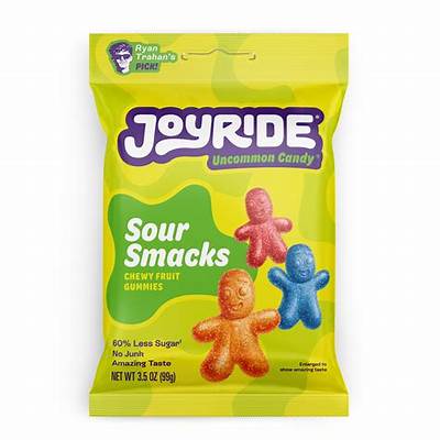 Joyride Uncommon Candy Sour Smacks Chewy Fruit Gummies