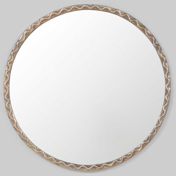 Circular mirror, ornate | Print Decor