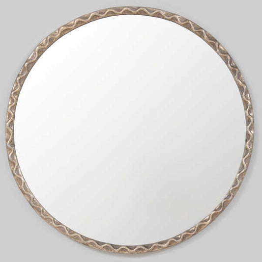 Circular mirror, ornate | Print Decor