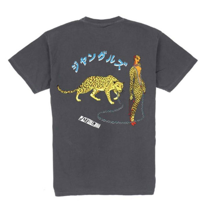 JUNGLES LEOPARD WOMAN T-SHIRT (BLACK)