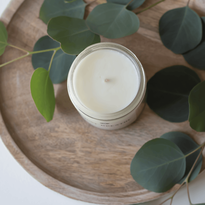 Just Breathe Soy Candle | Eucalyptus + Spearmint + Lemon + Sea Salt + Juniper - 8 oz. - Jarful House