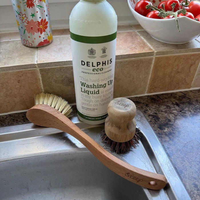 &Keep Curved Handled Beechwood Dish Brush