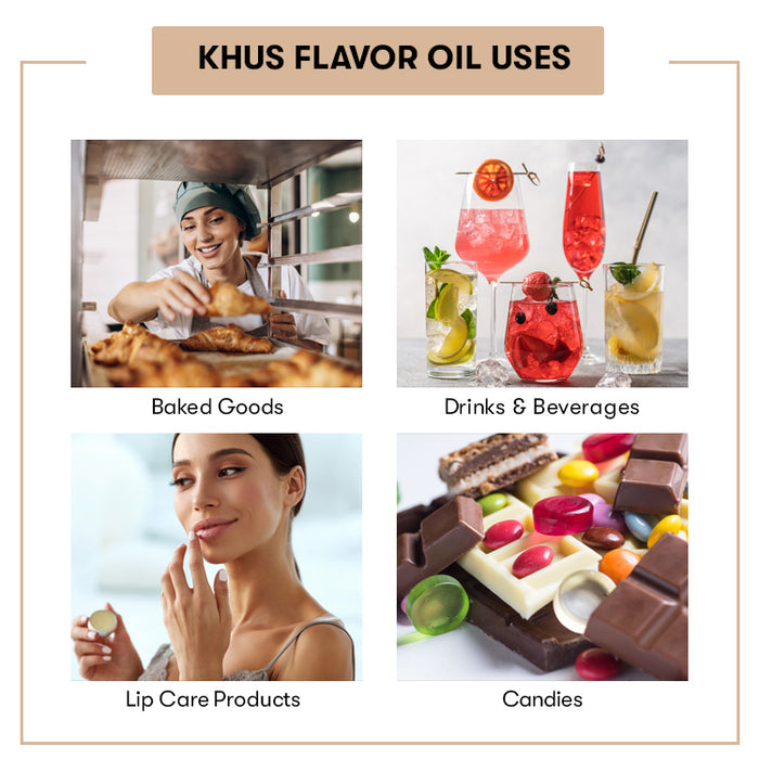 Khus Flavor Oil Uses